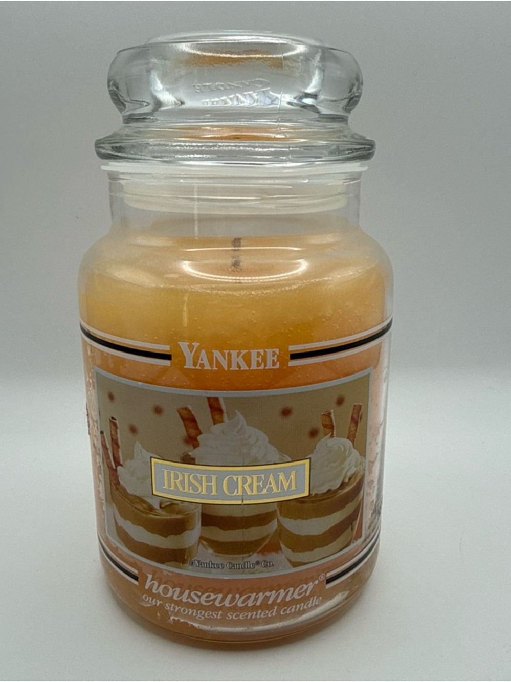 Rare Vtg Yankee Candle Irish Cream Housewarmer 22 Oz Large Retired Scent New